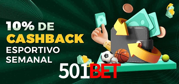 10% de bônus de cashback na 501bet