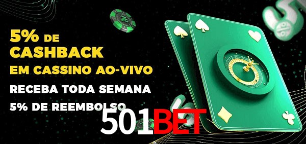 Promoções do cassino ao Vivo 501bet